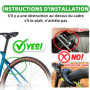 RBRL Garde-Boue de vélo à dégagement Rapide adapté au vélo de Route/Gravel avec Largeur de Pneu 28-45mm