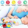hugttt 4 Pcs Bébé Poignet et Chaussettes Hochet Jouets, Pied Finder et Poignet de Bell Strap Hochet Chaussettes Animaux Jouet Ev
