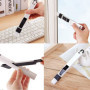 Brosse de Nettoyage pour Fentes de fenêtre,Paquet de 4 Brosse de Nettoyage pour rainure 2 en 1 Brosse de Nettoyage pour Petits F