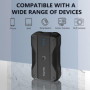 Suptig Chargeur portable 9000 mAh compatible avec GoPro, Canon, Nikon, DJI osmo, Insta 360, Akaso et autres appareils photo, tél