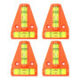 Lot de 4 petits niveaux à bulle, mini niveau à bulle, pièces et accessoires de camping-car, kit de niveau à bulle, accessoires d