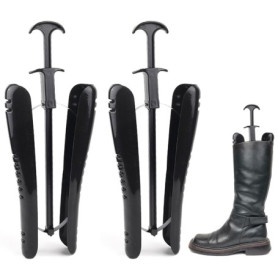NYGGTYK Embauchoirs Moulés pour Bottes, Tendeurs de Chaussures Réglables pour Bottes Mi-Hautes, de Neige et en Cuir, Noir, 29 cm
