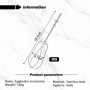 Lot de 2 battes à œufs de rechange, accessoires de batte à œufs électrique, batte à œufs en acier inoxydable, fouet de rechange,
