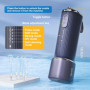 CARER SPARK Hydropulseur Dentaire - Irrigateur Oral Professionnel avec Mode Autonettoyant 4 Modes & 5 Buses Fonction USB Recharg
