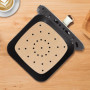 100 Papier Sulfurisé Air Fryer，Perforé Papier Cuisson Air Fryer，Jetable Antiadhésive Sans Huile Papier Parchemin Accessoires pou