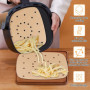 100 Papier Sulfurisé Air Fryer，Perforé Papier Cuisson Air Fryer，Jetable Antiadhésive Sans Huile Papier Parchemin Accessoires pou