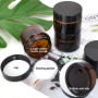 Aililong Lot de 6 bocaux à crème, 50 ml, en verre ambré, transparent, pour cosmétiques, lotions, pommades, huiles essentielles, 