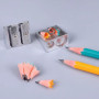 Taille-Crayon En Métal 3 Pièces, Taille-Crayon À Double Trou, Papeterie D'Étudiant, Taille-Crayon Pour Enfants, Petit Taille-Cra