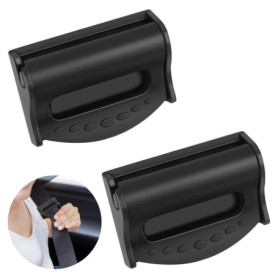 2PCS Ajusteur De Ceinture De SéCurité De Voiture,pince ceinture de sécurité voiture,Clip de RéGlage ceinture de sécurité de voit