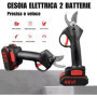 SQUADO - Cisailles d'élagage, double batterie 21 V ou 48 VF Sécateur électrique, Cisailles de jardinage