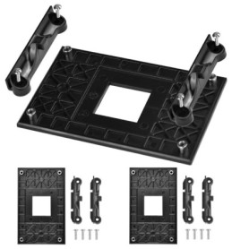 OLRWSLG Lot de 3 Bracket AMD AM4 Mainboard Holder Support Ventilateur Cpu AM4 en ABS Plaque Arriere AM4 Support Processeur AM4 p