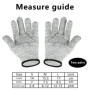 Gvolatee 2 paires gant anti coupure pour enfants Sécurité Niveau 5 Protection, Confort Gants de travail extensibles pour cuisine