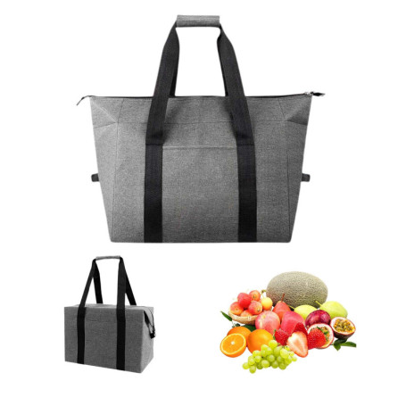 ZHYUAN Sac Isotherme Portable,Sac Isotherme Pliable,Sac Isotherme Grande Capacité,Sacs à Main Thermique avec Doublure Étanche,Gr