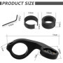 Support Compteur Velo Support GPS Guidon de Vélo Compatible avec Garmin Edge 530 540 520 510 500 200 130 20 25 800 810 820 830 8
