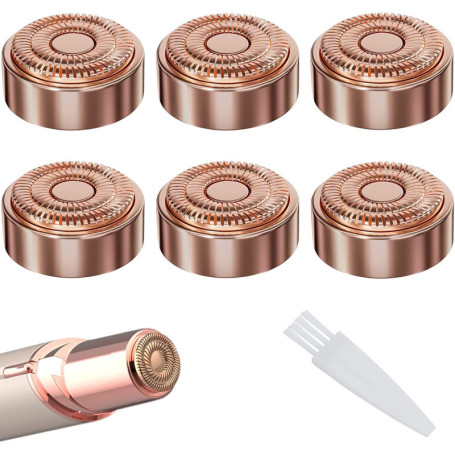 Têtes de Rechange Compatibles avec Finishing Touch Flawless Generación 2 Épilateur Facial Pour les Lèvres Menton Joues et Épingl