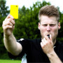 PFLYPF Lot de cartes d'arbitre de football avec 2 sifflets noirs - Carte d'arbitre rouge et jaune durable - Pour la coupe du mon