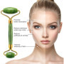 2 Pcs Rouleau De Jade Kits De Massage Jade Roller Et Gua Sha Rouleau De Jade Massage Visage Rouleau Jade Visage Naturelle Roulea