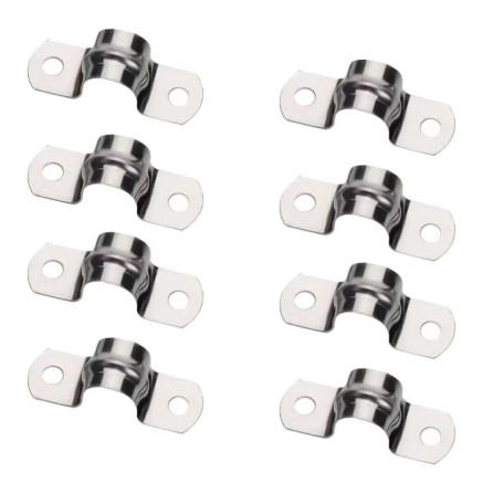 Inoxydable U-Tube Pince Anneau De Connexion Tuyau Pince Carte serrage en forme de U Selle Carte Tuyau AttacheCollier de Fixation