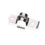 Inoxydable U-Tube Pince Anneau De Connexion Tuyau Pince Carte serrage en forme de U Selle Carte Tuyau AttacheCollier de Fixation