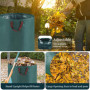 Hibisaws 3*272L Sac Jardinage Dechets,Sac Dechets Verts Resistant Indéchirables,Sac Vegetaux Jardin Avec Poignée,Sac de jardin d