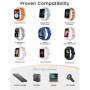 Sinoacc Lot de 2 chargeurs pour Huawei Watch Fit/Fit 2/Fit New/Fit Mini/Fit Elegant, Huawei Band 7/6/6 Pro, Huawei 4X Smartwatch