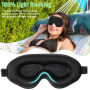 Blendura Masque de Nuit, 3D Cache Yeux pour Dormir Bloquer la Lumière Masque Sommeil 20mm Contour Profond Doux et Confortables M