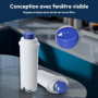 AquaStrata Filtre à Eau 6 Pièces pour Machines à Café Entièrement Automatiques, Remplacement pour De'Longhi DLSC002 9310926 SER3