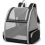 Sac à dos pour chats chiens, boîte de transport respirant, pour promenade, randonnée, sac léger et élégant avec sac de rangement