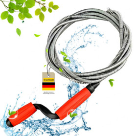 Furet Deboucheur Canalisation avec Manivelle WEIMEIH Professionnel Spirale Furet Débouchage Canalisation-Sonde de Debouchage-Fur
