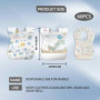 60 Bébé Bavoirs Imperméables Jetables, Bavoirs Jetables pour Manger, Voyage et Peinture, Bavoirs Jetables pour Nouveau-nés, Bavo