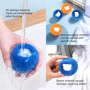 KAYEF 8 Piece Washing Machine Hair Cleaner, Anti Hair Label, Pet Dehairer est utilisé pour enlever les poils d'animaux et ramass