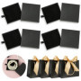 4 Pièces Boite Cadeau Bijoux, Petite Boite A Bijoux avec Sac Cadeau 4pcs, Boite Cadeau Bracelet Vide avec Couvercle, Ecrin Bijou