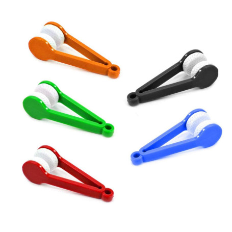 Mini Lunettes Cleaner Brosse,5 Pack Plastique Nettoyant pour Lunettes Portable Microfibre Brosse Lunettes Générique Lunettes de 