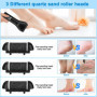 UCAMP Râpe Ponceuse Pieds Electrique,Kit de Pédicure Professionnel Anti-callosités,Râpe à Pieds Étanche Portable pour Peau Morte