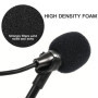 10 Pcs Bonnette Micro,Mousse Micro,Mousse Micro Casque,Mini Microphone Casque Pare-brise Mousse,Pour La Salle De Classe,Intervie