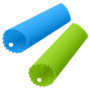 2 Pièce Epluche Ail en Silicone, de Peau Presse-ail Professionnel,Rouleaux D'éplucheur D'ail Peeling, Accessoire de Cuisine pour