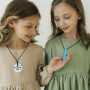 Collier a macher enfant tdah, collier anti stress enfant, Lot de 4 colliers sensoriels à mâcher pour enfants autistes, TDAH, tou