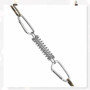 Boucle Ressort Tension Fixation Store - Voile D'ombrage Fixations Accessoires en Acier Inoxydable avec 4 Ressorts HéLicoïdaux 8 