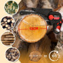 SHALL Mini tronçonneuse portable,Moteur sans balais 21 V,2 batteries à charge rapide,4 chaînes, coupant des branches, de jardina