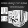 Thermalright Peerless Assassin 140 Refroidisseur de processeur à 6 caloducs AGHP, double ventilateur PWM 1500 tr/min, refroidiss