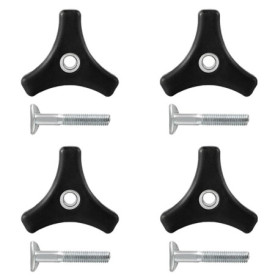 TRKETK 4 Pièces Boulons d'Écrou de Boutons de Poignée de Tondeuse à Gazon, Poignée Universelle de Tondeuse à Gazon Boulons de Re