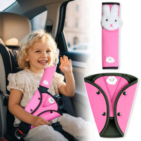 Coussin Ceinture Securite Enfant, Voiture Ceinture de Sécurité Coussinets d'Epaule, Coussinets de Ceinture de Sécurité Amovibles