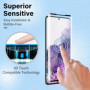 Ydiciv 3+3 Pièces Verre trempé Compatible avec Samsung Galaxy S20 Plus avec 3 Pièces Caméra Arrière Protecteur, 9H Dureté, Sans 