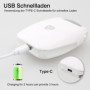 Râpe électrique puissante pour callosités - Appareil de soin des pieds rechargeable avec 3 rouleaux de rechange - Râpe électriqu