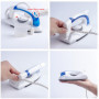 Molbory Mini fer à repasser à vapeur pliable pour voyage, 700 W, avec réglage de la température variable, fer à vapeur portable,