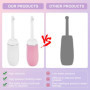 Lot de 2 bidets portables pour douche de fesses, bidet portable, bouteille péri de 400 ml, douchette de fesses, douchette à main