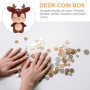 SUPVOX Tirelires CréAtive En Forme De Cerf Pour Enfants - Tirelires Cartoon DéCorative En Plastique - IdéAl Pour Cadeaux D'Anniv