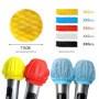 50 housses de microphone hygiéniques jetables en tissu non tissé, adaptées à la plupart des microphones portables pour karaoké, 