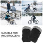 BNGXR Gants de Poussette, étendus Moufles de Poussette Coupe-Vent et Imperméable pour Bébé, Doux Chaud Gants Protection pour Pou