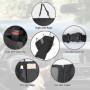 4 en 1 Housses de Siège d'auto pour Chien, Protection Chien Universelle avec Fenêtre de Visualisation, Imperméable Antidérapant 